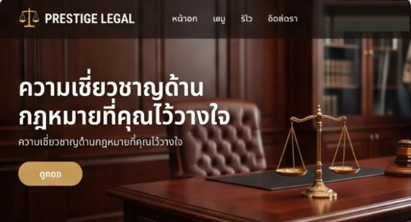 ตัวอย่างเทมเพลต Law Office